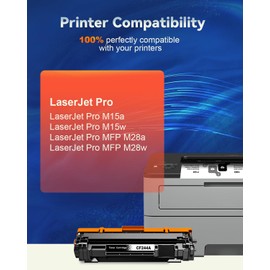 Skydo 44A CF244A Toner Black Compatible with HP 44A CF244A for HP Laserjet Pro M15w Toner for HP MFP M28w Toner M28a M15a (1 Black)