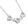 My Daily Styles Elegant 925 Sterling Silver Necklace with 3