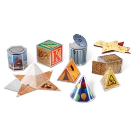 Learning Resources LER4356 Folding Geometric Shapes: Real World