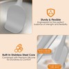 5-Piece Silicone Spatula Set, Reinforced Core & Connections