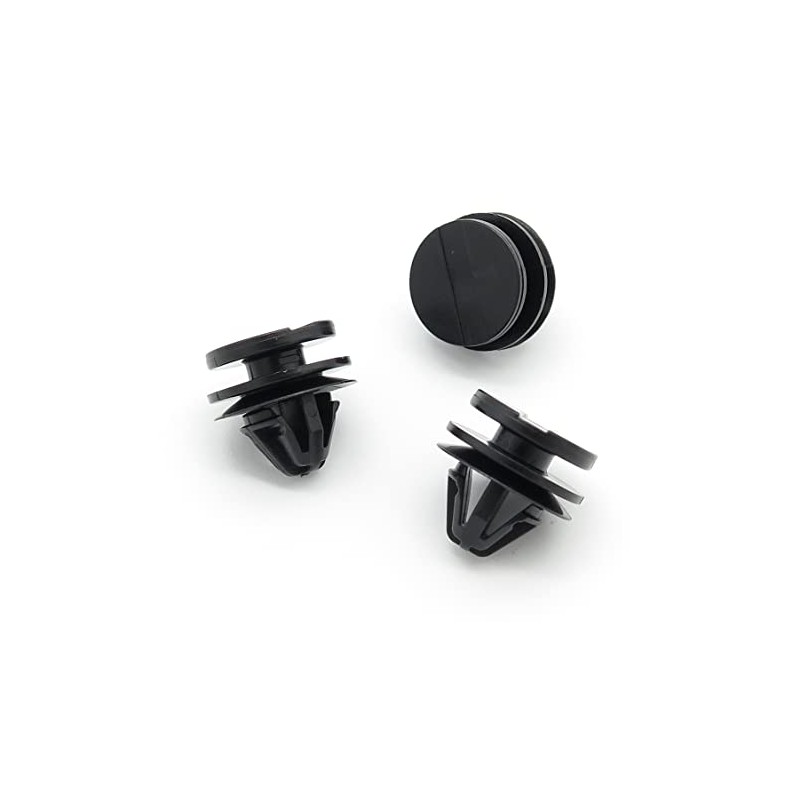 VVO Fasteners- Black Plastic Tailgate Exterior Trim Clips for Land