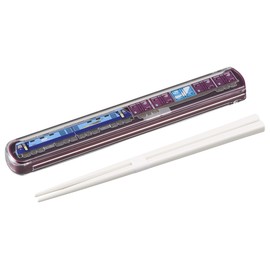OSK HS-16 Bento Box for Lunch Box, Quote Lid and Chopsticks Case Set, JR Cargo Engine, 7.7 inches (19.5 cm), Sliding, No Crunching, Made in Japan