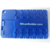 SD Cardholder com Blue micro SD Card Holder Storage Wallet
