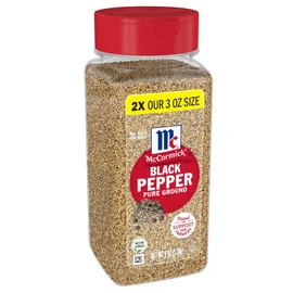 McCormick Pure Ground Black Pepper, 6 oz