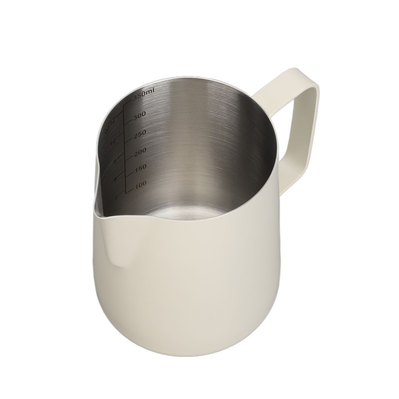 Pull Flower Cup Stainless Steel Art Froth Cup Pointed Mouth
