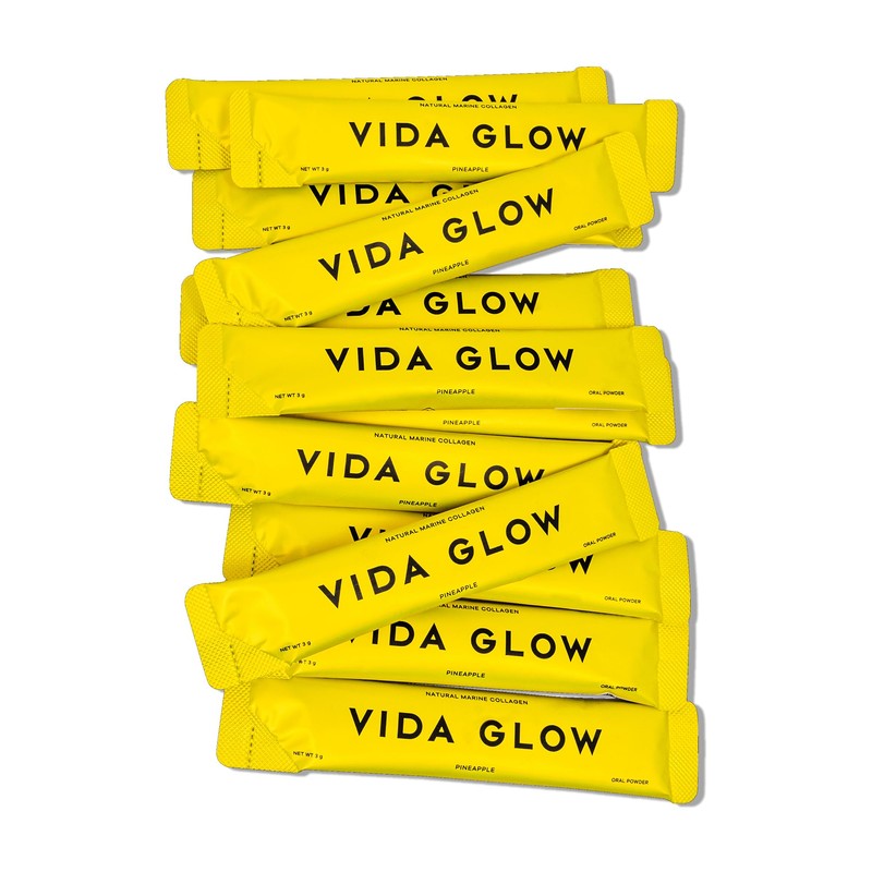 Vida Glow - Natural Hydrolysed Marine Collagen Sachets | Promotes