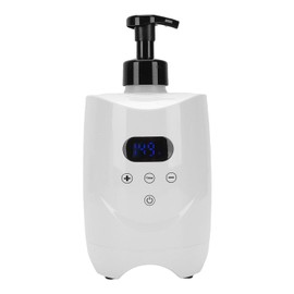 Calentador eléctrico de espuma de afeitar con control de temperatura ajustable, dispensador profesional de 500 ml para barberías y uso doméstico, compatible con cremas y espumas para cuidado facial (enchufe EE.UU. 110 V)
