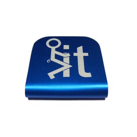 F**K It Morale Tag for Your Hat! Clips Right On! (Blue)