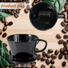 Mongdio Pour Over Coffee Maker, Ceramic Pour Over Dripper, Coffee