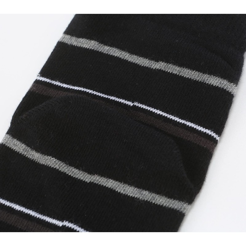 Civiczar Men's Five Toe Socks, Business Socks, Crew Length, Cotton,