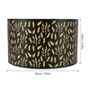 E27 E14 Metal Lamp Shade Metal Drum Lampshade Art Carved