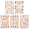 IDDFEVE Fall Nail Art Stickers, Thanksgiving Day Fox Nail Decals,