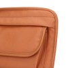 Waterproof Storage Bag Artificial Leather Brown Zipper Organizer for Vespa