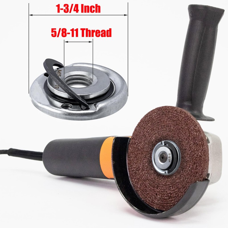 Yakamoz 2Pcs Quick Change Angle Grinder Flange Nuts 5/8-11 Grinder