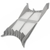 Spares2go Hinged Lint Screen/Fluff Filter for Crusader Tumble Dryers (Grey)
