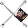 EPAuto 14" Heavy Duty Universal Lug Wrench, 4-Way Cross Wrench