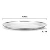 Deedro Pizza Baking Pan Pizza Tray 12 inch Stainless Steel