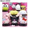 BELLE AMANT Big Face Car Air Freshener 1ea [SANRIO CHARACTERS x BELLE AMANT], Type#$%Scent:Hello Kitty-Black Cherry
