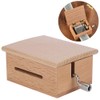 Nikou DIY Music Box, 15 Note Hand‑Cranked Wooden Music Box