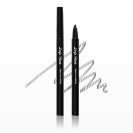 SINFAMODE Men's Eyebrow Pencil Liquid Eyebrow Waterproof Fork Type Natural Eyebrow Pencil Liquid Eyebrow Pencil Liquid Eyebrow Pencil with No Falling Natural Eyebrow Pencil Liquid Sebum Sweat Friction