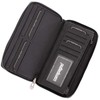Compagno Women's Plain Zip Around Purse, black, Casual