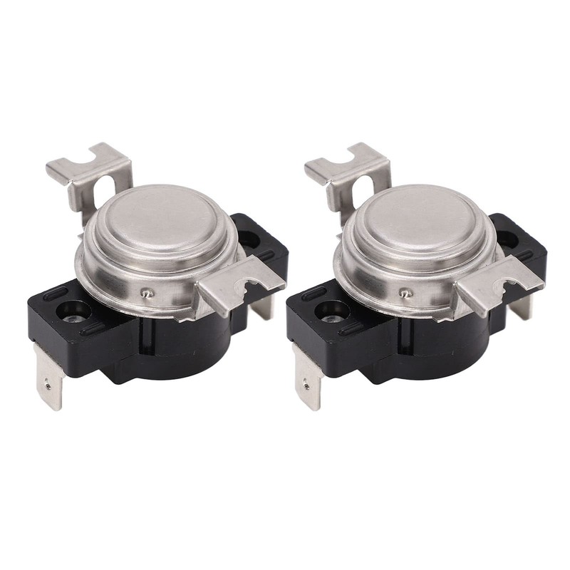 Kadimendium 2Pcs Thermostat Switch Sensitive Auto 250V 25A KSD302R Dual