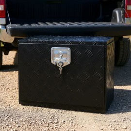 Aluminum Truck Bed Tool Box 24-Inch Heavy Duty Waterproof Latch Closure Outdoor Storage for Pickup RVcolor: as Pic Color