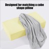 HOMBYS 100% Cotton Pillowcase for Cube Pillow-Soft and Breathable Cotton