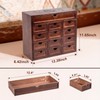 Large Wooden Tarot Card Holder Box - 13.4" x 11.6"