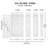 Display Technologies Visi-Slide Gravity Fed Organizer, low ring for 12-16oz