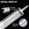 MOTUO 2 Pack 150ml Large Syringe with 130cm Tube Plastic
