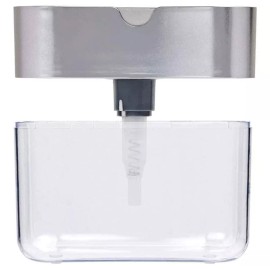 Makom Home Dispensador De Jabón Con Esponja 2 En 1 Para Fregadero Wh-01