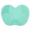 TIKA Silicone Brush Cleaner Mat-Makeup Washing Scrubber, Handheld Cleaning Board