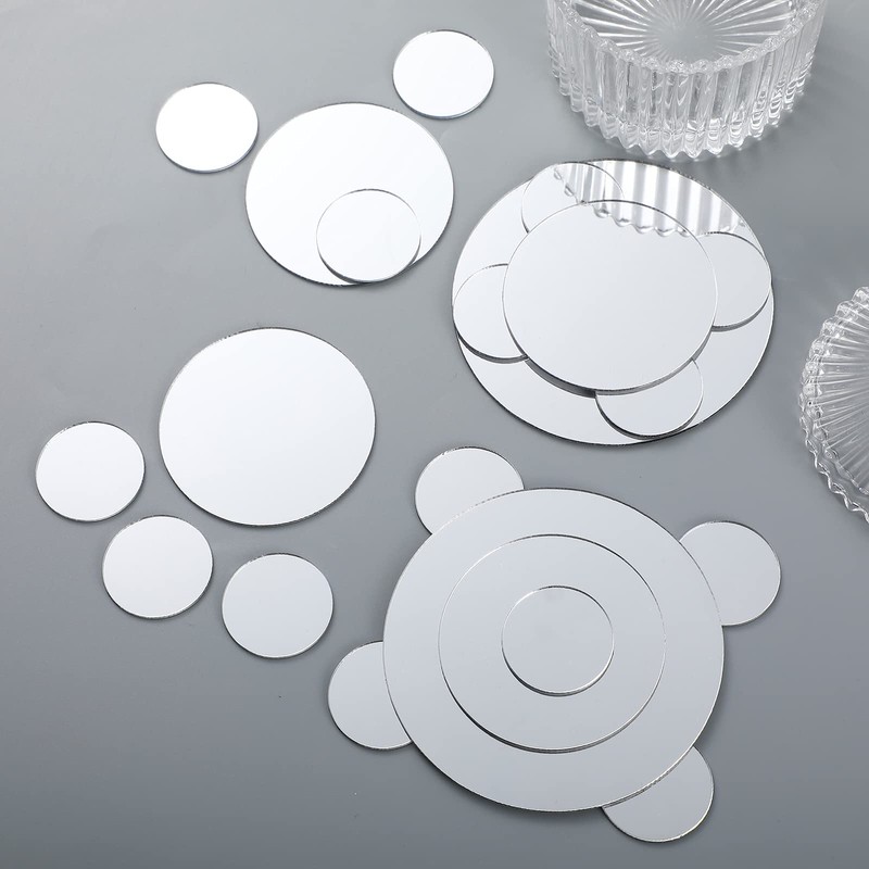 Jetec 40 Pieces Mini Size Round Mirror Small Round Mirror