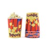 SNAPPY Red and Blue Popcorn Cup, 32 ounce Popcorn Container,