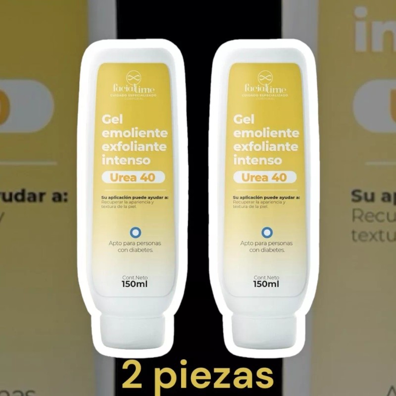 Facial Time Urea 40 Gel Kit 4 Pzas Humecta Piel