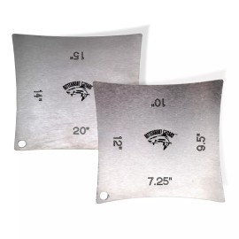 Bitterroot Guitars Fret Board Radius Gauge Set, Made in USA