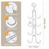 Baoswi 1 Pack Purse Organizer for Closet, 4-Tier Hanging Bag