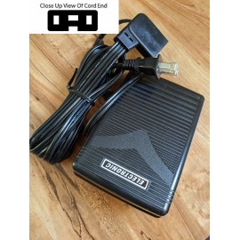 Electronic FOOT CONTROL PEDAL W/ Cord Elna Lotus 15, 14, 22, 24, 25, 32, 34, 35, 36, 52, SU