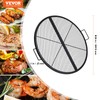 VEVOR X-Marks Fire Pit Grill Grate, Foldable Round Cooking Grate,