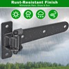 Insaga Heavy Duty Gate Hinges 1000 LBS, 13'' Strap Hinges