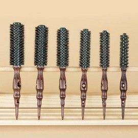 Atara Root Bangs Volume Dry Roll Comb Ceramic Pig Hair Hair Roll Brush AT-PCB, Ceramic Forking No. 2 / 아타라 뿌리 앞머리 볼륨 드라이 롤빗 세라믹 돈모 헤어롤 브러쉬 AT-PCB, 세라믹포킹 2호