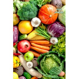 Food Journal: Wide Ruled, Blank Notebook, Pocket Size, Glossy Cover Design on Front and Back, 6 x 9 Inches