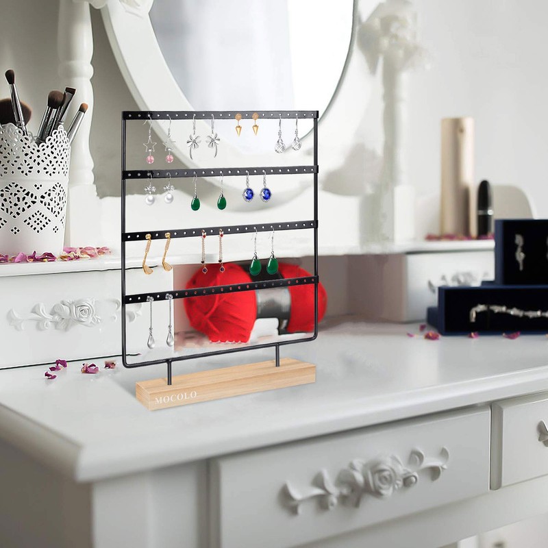 Mocolo Earring Holder Stand, Earring Organizer Display Holder Stand for