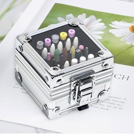 Nail Bit Case, 25-Slot Bit Holder, Cost-Effective, Portable, Gift / 네일비트 케이스 비트꽂이 25구 가성비 휴대용 선물용