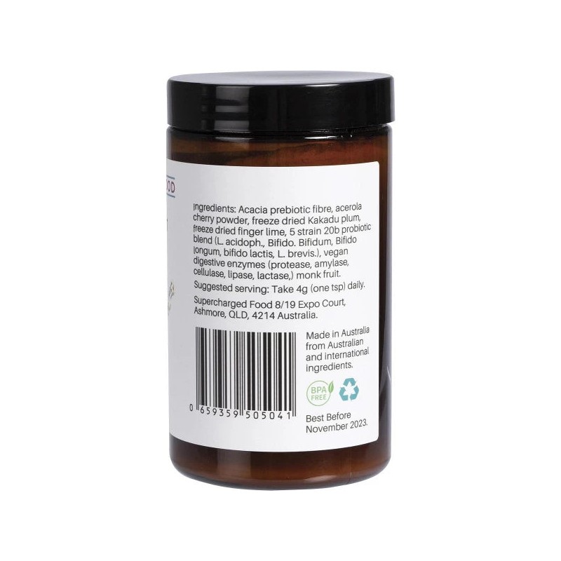 Supercharged Food Love Your Gut Synbiotic Powder Pre/Probiotic 120g