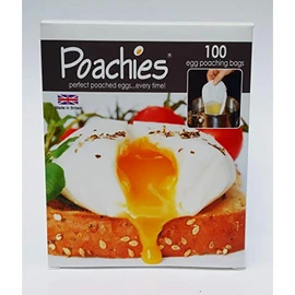 Poachies Egg poaching Bags, 17 x 13.5 x 3 cm, Pack of 100