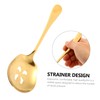 FUNOMOCYA Stainless Steel Colander Kitchen Sieve Slotted Spoon Set Dishwasher