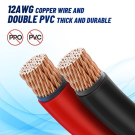 GENORTH Solar Charging Cable Solar Cable 3 m, Solar Plug to XT60 Plug Solar Panel Adapter 4 mm²/12AWG Compatible with EF Delta 2 and River Pro MAX Powerstation 757 Powerhouse Solar Generator