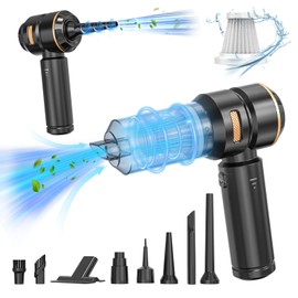 SharpVista 16KPa Mini Vacuum Cleaner Cordless, Portable Vacuum for Car and Home for Black